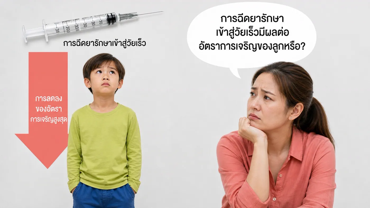 การรักษาวัยรุ่นก่อนกำหนดและการจัดการความเร็วการเติบโต